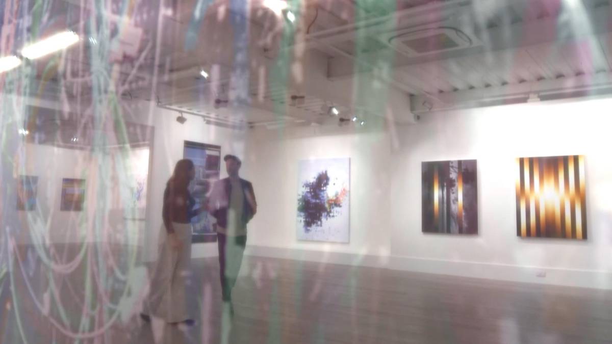 'Im/material: Painting in the Digital Age' exhibition in London