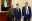 Ukrainian Minister of Defense Oleksii Reznikov, third right, Vladimir Medinsky, the head of the Russian delegation, second right and Russian lawmaker Leonid Slutsky enter a hall for their peace talks in Gomel region, Belarus.