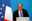 French Minister for Foreign Affairs Jean-Yves Le Drian makes an official statement with French Minister of the Armed Forces Florence Parly (not pictured) in the press room at the Elysee Palace, in Paris, France, April 14, 2018.