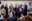 Congressmen Hakeem Jeffries (D-NY), Frank Pallone, (D-NJ), Carolyn Maloney (D-NY), Adriano Espaillat (D-NY), Jerrold Nadler (D-NY), and Albio Sires (D-NJ) stand inside of a Homeland Security facility in Elizabeth, New Jersey on June 17, 2018.