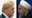 This compilation picture shows US President Donald Trump (L) on July 22, 2018, and Iranian President Hassan Rouhani on February 6, 2018.