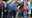 Ukrainian film director Oleg Sentsov, who was jailed on terrorism charges in Russia, hugs his relative upon arrival in Kiev, as Ukrainian President Volodymyr Zelenskiy attends a welcoming ceremony after Russia-Ukraine prisoner swap, at Borispil International Airport outside Kiev, Ukraine on September 7, 2019.