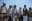 Yemeni prisoners gather during their arrival after being released by the Saudi-led coalition at the airport in Sana'a, Yemen, Friday, Oct. 16, 2020.