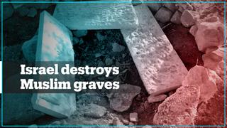 Israel demolishes Muslim graves near Al Aqsa mosque