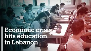 Lebanese schools stifled by economic crisis