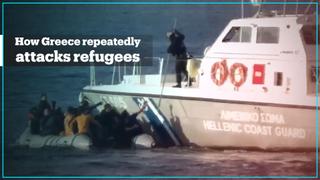 The mistreatment of refugees by Greek coast guards