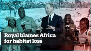 Prince William blamed African population growth for habitat loss