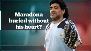 Was Diego Maradona buried without his heart?