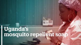 Ugandan social entrepreneur produces mosquito repellent soap