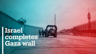 Israel completes underground Gaza wall