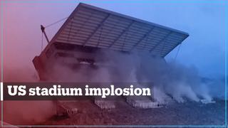 Oregon State University demolishes stadium for renovation