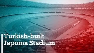 Turkish-built Japoma Stadium lights up for Africa Cup of Nations