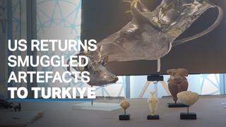 US returns 28 smuggled artefacts to Turkiye