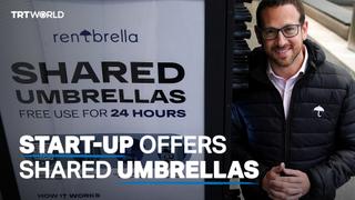 Startup offers free umbrellas via mobile app