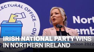 Irish nationalist party Sinn Fein wins largest number of seats