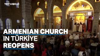 Middle East's largest Armenian church reopens in Türkiye