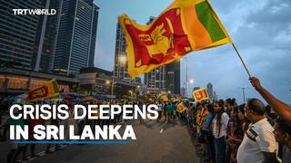 Sri Lanka's President urges calm as protesters call for new government