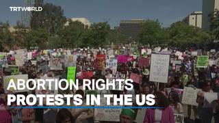 Pro-abortion protesters rally across the US