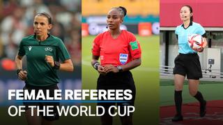 Who are the female referees of the World Cup?
