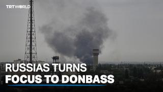 Russian forces turn focus to key Donbass city