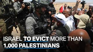 More than 1,000 Palestinian face eviction