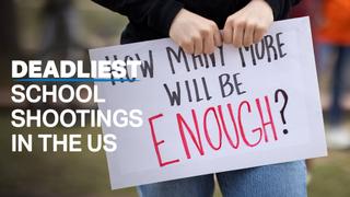 Deadliest school shootings in the US over the past 10 years