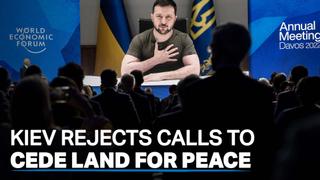 Zelenskyy rebukes calls for Kiev to cede territory to Moscow