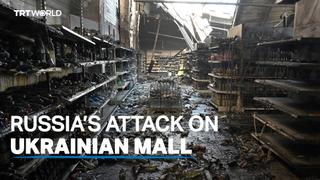 Russian attack on central Ukraine mall kills at least 18 people