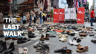 251 shoes displayed in NYC to honour victims of 2016 coup attempt in Türkiye