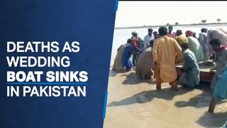 20 killed, 30 missing as wedding boat capsizes in Pakistan