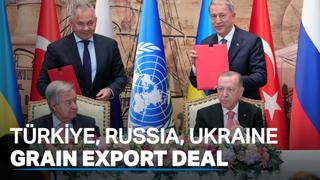 Türkiye, Russia, Ukraine sign landmark grain export deal