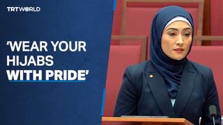 Australia’s first hijab-wearing senator delivers speech in Parliament