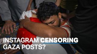Did Instagram censor posts about the air strikes on Gaza?