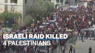 Four Palestinians killed in Israeli raid