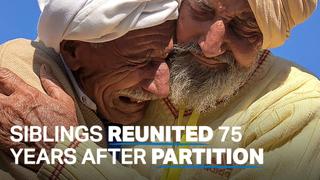 Separated during the partition, two siblings finally reunite after 75 years