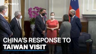 China resumes drills as US delegation visits Taiwan