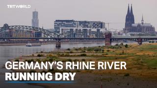 Rhine running dry as drought parches Europe