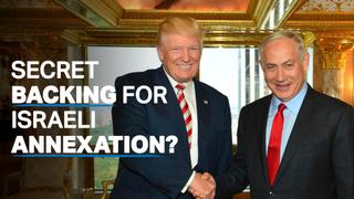 Did Trump back Israel’s occupied West Bank annexation plans?