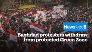 Baghdad protesters withdraw from protected Green Zone