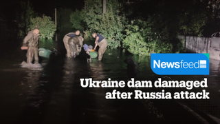 Ukraine Dam damaged after Russia attack