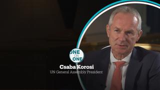 One on One - UN General Assembly President Csaba Korosi