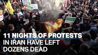 Protests in Iran over the death of Mahsa Amini continue for 11 nights