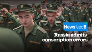 Russia admits conscription errors
