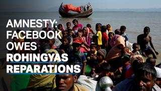 Amnesty says Facebook owes Rohingya reparations for Myanmar violence