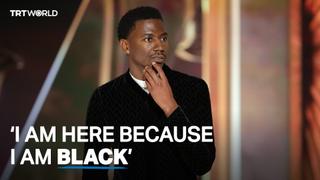 Jerrod Charmichael confronts Golden Globe racism