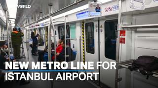 Istanbul unveils metro line to main airport