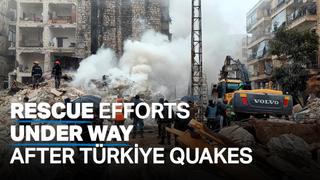 Search and rescue teams despatched to Türkiye's quake-hit areas