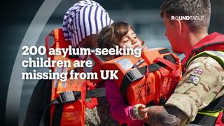 Why are 200 migrant children missing in the UK?