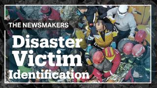 How are earthquake victims identified?