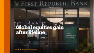 Global equities gain as banking sector lifelines boost confidence